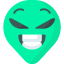 cabeza alienígena icon