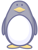 pingüino de dibujos animados 