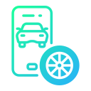 servicio de auto icon