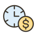 el tiempo es dinero icon