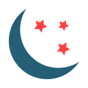 luna y estrellas icon