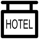 signo de hotel icon