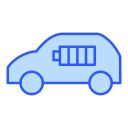 Electric vehicle icon