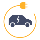 vehículo eléctrico icon