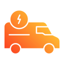 furgoneta eléctrica icon