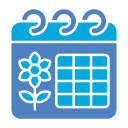 calendario de primavera icon