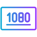 1080p icon