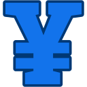 símbolo de yen icon