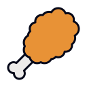 pollo frito icon