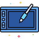 Drawing tablet icon