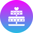 pastel de boda icon