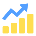 gráfico de crecimiento icon