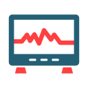 máquina de electrocardiograma icon