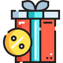 Gift box icon