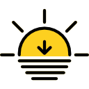 puesta de sol icon