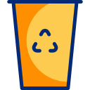 vaso de papel icon