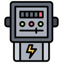 medidor de electricidad icon