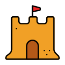 castillo de arena icon