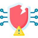 Cybersecurity threats icon