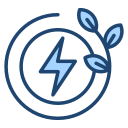 energía sostenible icon