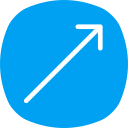 flecha diagonal icon