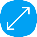 flecha diagonal icon