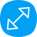 flecha diagonal icon