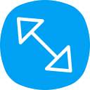 flecha diagonal icon