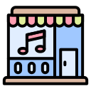 tienda de música icon