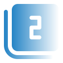 número 2 icon