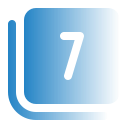 numero 7 icon