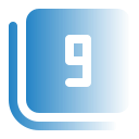 número 9 icon