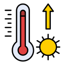 alta temperatura icon