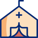 campo de refugiados animated icon