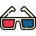 gafas 3d icon