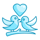 pájaros del amor icon