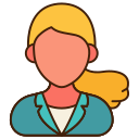 mujer de negocios icon