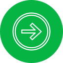 flecha correcta icon