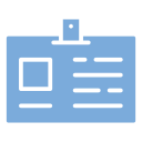 tarjeta de identificación icon