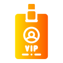 tarjeta vip icon