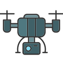 dron de cámara icon