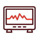 máquina de electrocardiograma icon