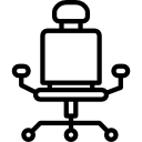 Desk chair icon