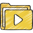 carpeta de videos icon