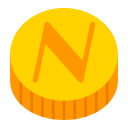 moneda de nombre icon