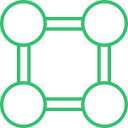 cuadrícula circular 