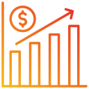 crecimiento de las ganancias icon