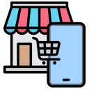 las compras en línea icon