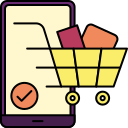 las compras en línea icon