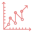 gráfico de líneas icon